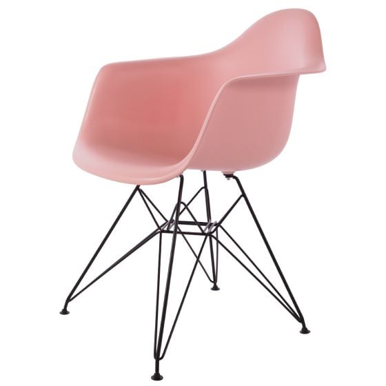 Eames DAR Black Base PP baby pink