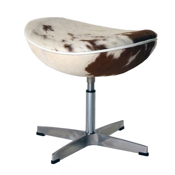 Jacobsen Egg chaise | tabouret Brun / blanc