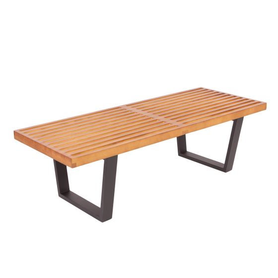 George Nelson Bench 123cm walnut
