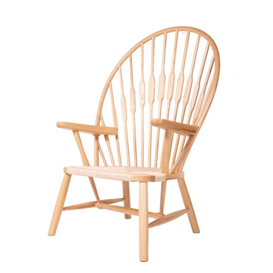 Chaise longue Peacock en corde naturelle