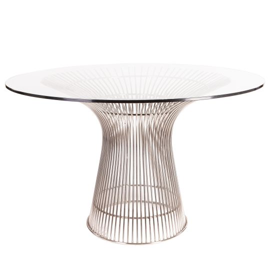 Stół jadalny Warren Platner Wire chromowany