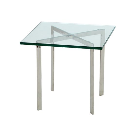 Rohe Barcelona Pavillion | side table 50cm transparent
