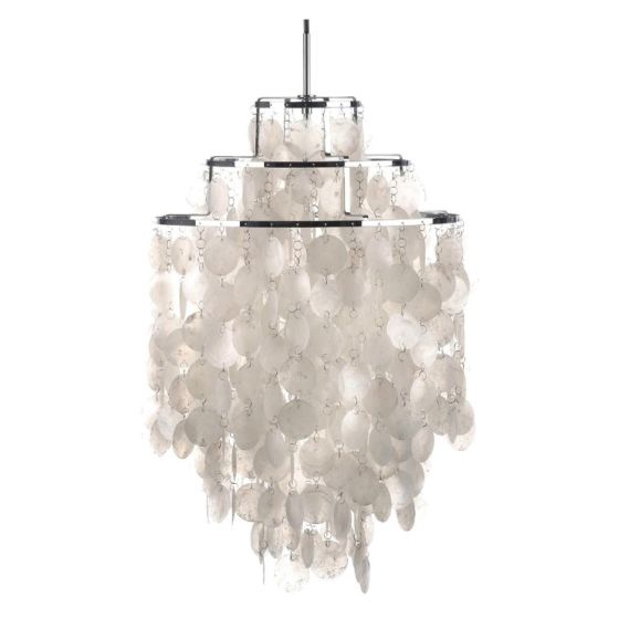 Verner Panton Shell style lamp | luce pendente Madreperla