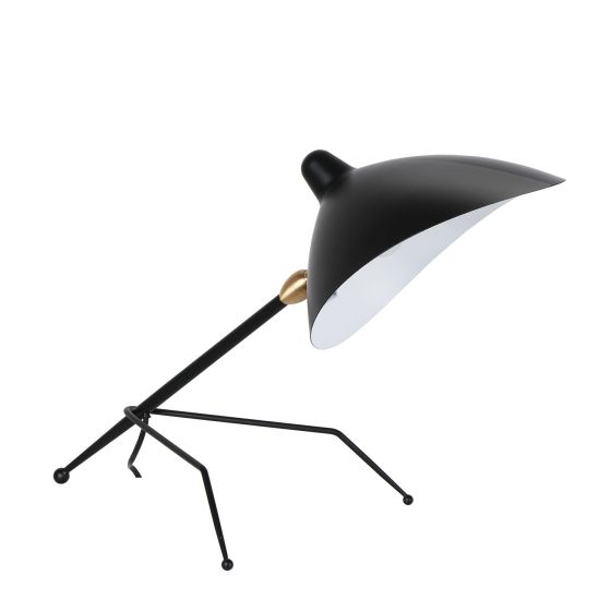 Serge Mouille Contemporary | luz de mesa Negro