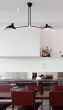 Serge Mouille Contemporary | pendant light 2-arm black