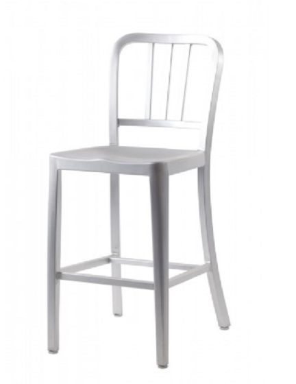 Philippe Starck Navy sgabello da bar in alluminio 61cm