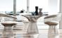 Stół jadalny Warren Platner Wire chromowany - Elegancki wystrój pokoju