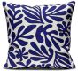 Barceloning Blue leaf | fodera per cuscino multicolore