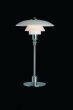Poul Henningsen DPH 3/2 | lampada da tavolo piccolo Cromo, vetro bianco