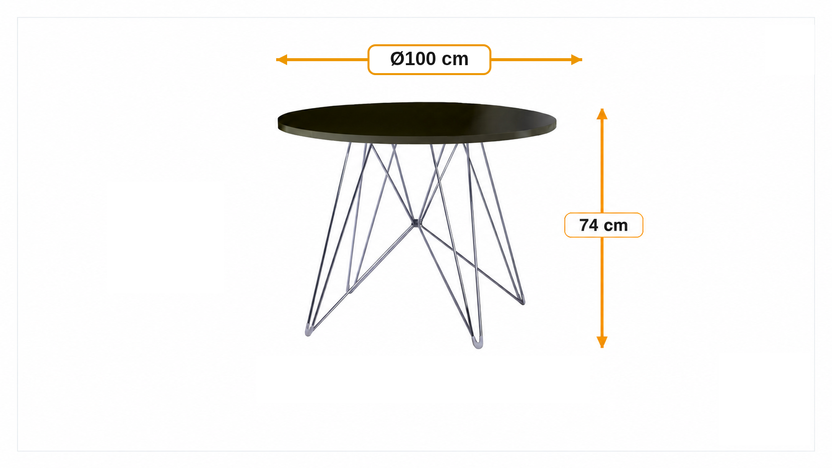 Mål for Spisebord CTR