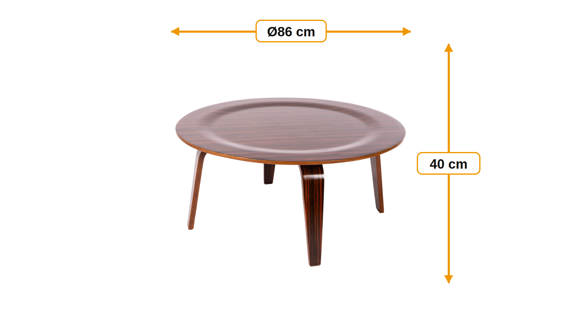 Dimensiones de Mesa de centro CTW