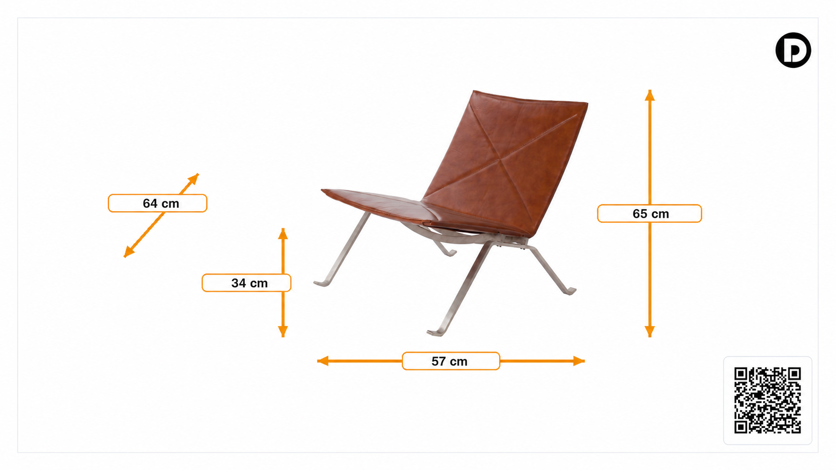 Dimensiones de Sillón PK22
