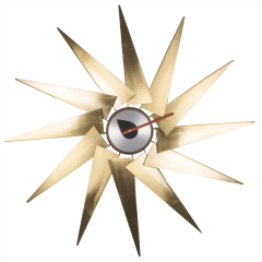wandklok Windmill clock metaal logo