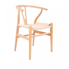 dining chair Y-chair wishbone logo