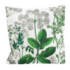 cushion cover Hortus Botanicus-Elder leaf excluding filling multicolor logo