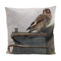cushion cover Fabritius-the Goldfinch excluding filling multicolor logo