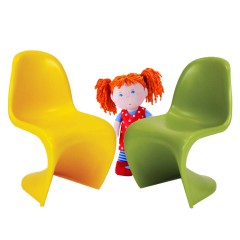 krzesełko dla dziecka Krzesło Panton błyszczące logo