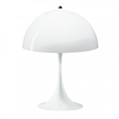lampe de table Panton Hella blanc logo
