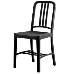 Gårdhave stol Navy stil stol matte logo