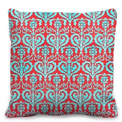 cushion cover Aribau red blue