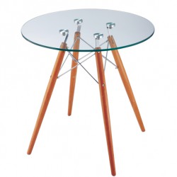 Miller CTW side table glass top 