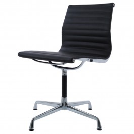 silla de conferencia EA105 Silla de reunión de cuero con función deslizable sin apoyabrazos
