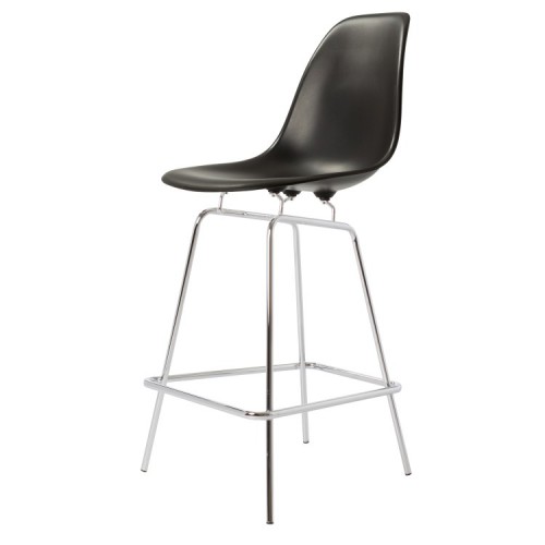 Eames Style DSX Stool PP black