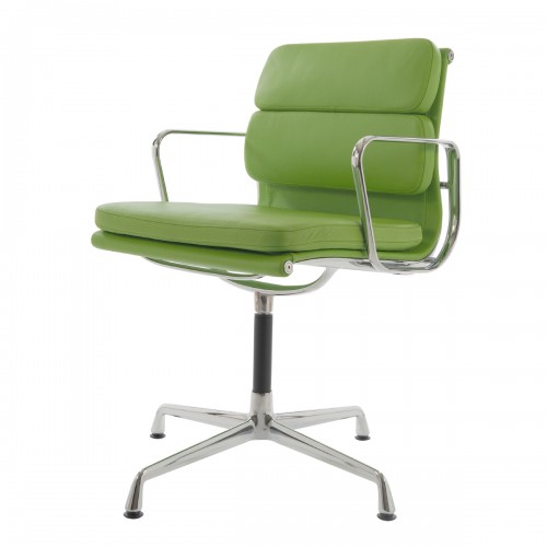 Miller conference chair EA208 leather green