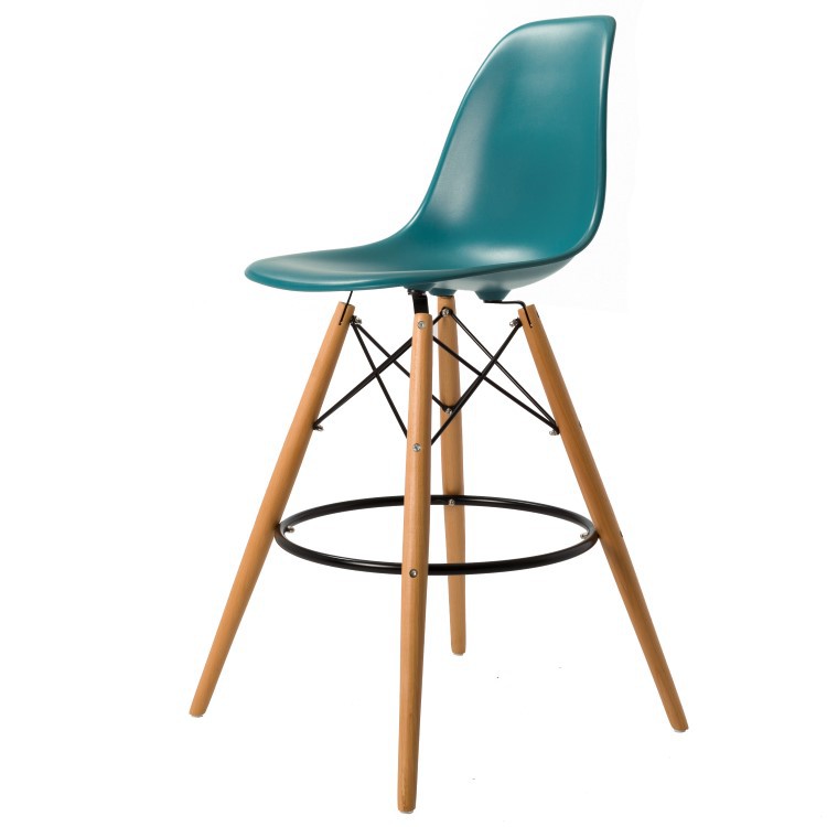 Charles Eames Barstool Ds Wood Eiffel, Eames Style Bar Chairs