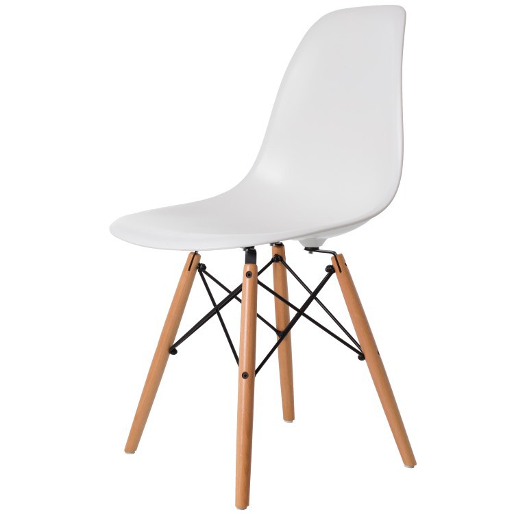 Charles Eames Dining Chair Ds Wood Abs Pink, Best Eames Dining Chair Replica