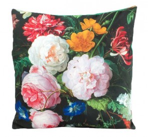 Lanzfeld De Heem-flower still life cushion cover