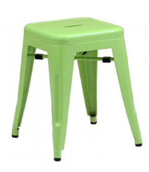 Xavier Pauchard Tolix stool 45cm matt light green