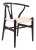 Wegner CH24 style dining chair black-natural