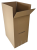 fefco 0201 cardboard folding box double wall 6mm brown-500x700x990mm - mounted
