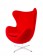 Jacobsen Egg chair cashmere red 5