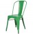 Xavier Pauchard Tolix terrace chair no armrests glossy dark green