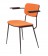 College arm chair light orange