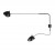 ContempoRA-rody wall light two arms