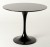 Eero Saarinen Tulip Table 80cm glossy black