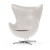 Arne Jacobsen Egg Chair Leather ivory