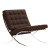 Rohe Barcelona chair brown