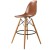 Miller DS-wood Stool ABS Brown