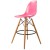 Miller DS-wood Stool ABS Pink