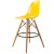 Miller DS-wood Stool ABS Yellow
