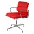Miller conference chair EA208 leather red