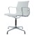Miller conference chair EA108 leather white