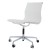 Miller officechair EA105 on castors leather white