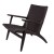 Wegner Easy chair black black cord