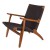 Wegner Easy chair walnut black cord
