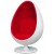 Eero Aarnio Egg Pod lounge chair red